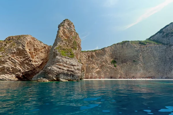 Paradise Beach Palaiokastritsa Ionian Island Corfu Greece — 图库照片