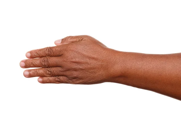 Kvinnlig Hand Isolerad Vit Bakgrund — Stockfoto