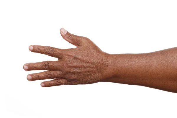 Жіноча Рука Ізольована Білому Тлі — стокове фото