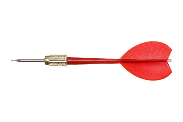 Red Dart Isolated White Background — Stock Photo, Image