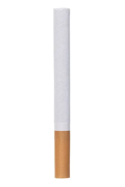Kırpma Yolu Olan Beyaz Bir Arkaplanda Izole Edilmiş Sigara — Stok fotoğraf