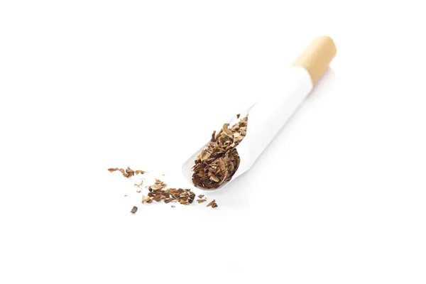 Beyaz Arka Plandaki Sigara — Stok fotoğraf