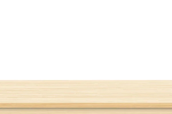 Tavolo Isolato Sfondo Bianco — Foto Stock