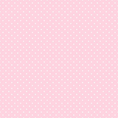 Pembe arka planda pürüzsüz beyaz benekli desen