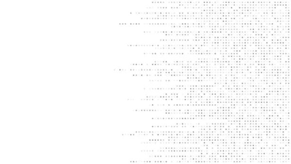 Цифровые Технологии Фон Цифровые Данные Точки Серый Рисунок Пиксельного Фона — стоковый вектор