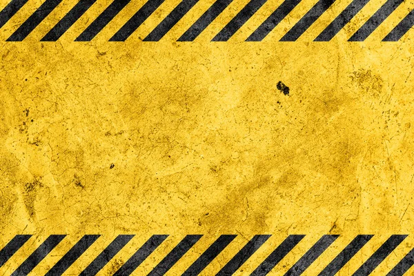Γκραντζ Κίτρινες Και Μαύρες Διαγώνιες Λωρίδες Μαύρο Και Κίτρινο Προειδοποιητική — Φωτογραφία Αρχείου