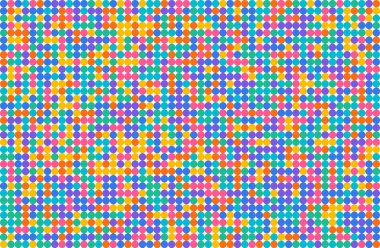 Soyut renk polka noktaları desen arkaplanı