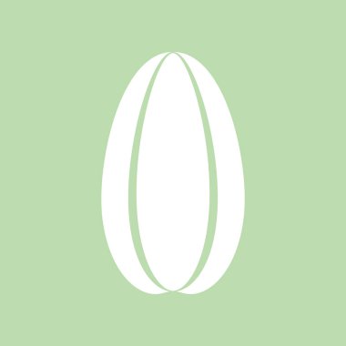 Yeşil arkaplanda ayçiçeği tohumu simgesi