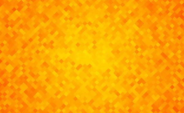 Abstract Orange Mosaic Background Geometric Elements — Stock Vector