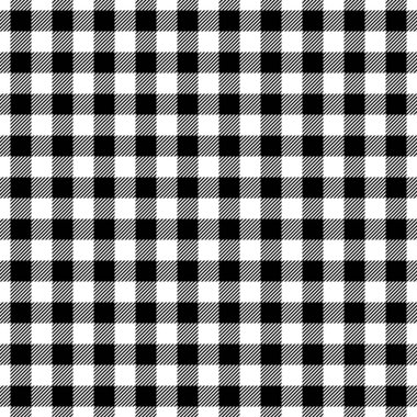 Bizon ekoseli, kusursuz desenli arka plan.