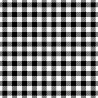 Bizon ekoseli, kusursuz desenli arka plan.