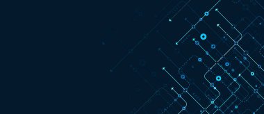 Devre çizgileri ve noktaları birleştir. Ağ teknolojisi ve Bağlantı kavramı. Yerel ağ düğümleri bağlantıları