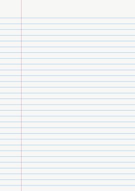 Not defteri arkaplanı. Çizgili defter kağıdı