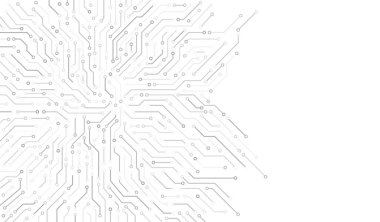 Devre kartı. Yüksek teknoloji geçmişi var. Siber bağlantı elektronik. Ağ bağlantıları arka planı