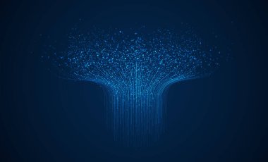 Teknoloji geçmişi. Büyük veri görselleştirme kavramı. Bilgi yapay sinir ağı