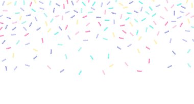 Renkli serpiştirme pankart arka planı, renkli düşen dekoratif serpiştirme arka planı