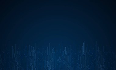 Devre panosu vektör illüstrasyonu. Yüksek teknoloji geçmişi var.