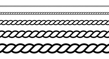 Beyaz arka plan üzerinde ip simgesi