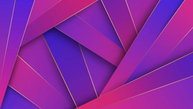 Mor arkaplan, altın çizgili, tarz lüks.