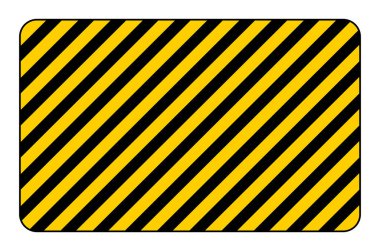 Siyah ve sarı uyarı çizgili arka plan