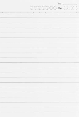 Not defteri arkaplanı. Kağıt çizgileri