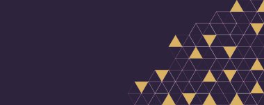 Üçgen şekilli soyut altıgen arkaplan