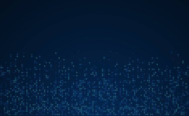 Dijital teknoloji geçmişi. Dijital veri noktaları bulanık desen piksel arkaplanı