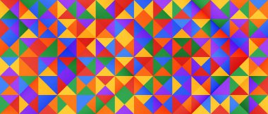 LGBT Gurur Ayı. Geometrik arkaplan. İnsan hakları veya çeşitlilik kavramı.