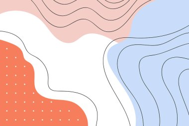 Soyut pastel renk arkaplanı. Sıvı tarzı. Minimalist sanat eseri posteri. Web pankartı, duvar kağıdı, kumaş baskısı için tasarım 