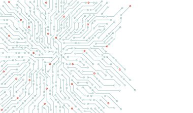 Devre kartı. Yüksek teknoloji geçmişi var. Siber bağlantı elektronik. Ağ bağlantıları arka planı