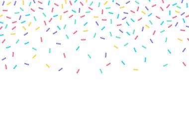 Renkli serpiştirme pankart arka planı, renkli düşen dekoratif serpiştirme arka planı