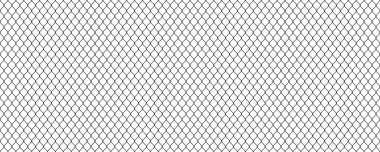 Black wire mesh fence on a white background clipart