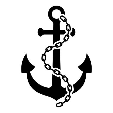 Beyaz arka planda siyah tutturucu simgesini