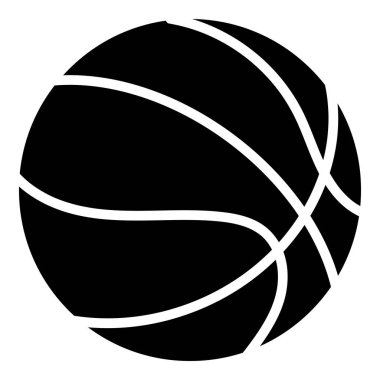 Basketbol Topu Düz Tasarım