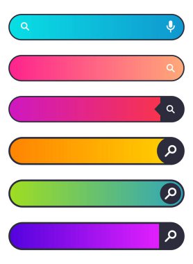 Arama çubuğu vektör öğesi tasarım