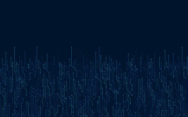 Devre panosu vektör illüstrasyonu. Yüksek teknoloji geçmişi var.