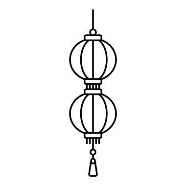 Çin feneri. Japon Yeni Yıl Kırmızı Lambası