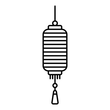 Çin feneri. Japon Yeni Yıl Kırmızı Lambası