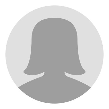 Profil kullanıcı simgesi beyaz arkaplanda izole edildi