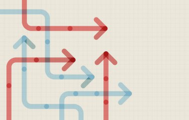 Soyut ok yönü. İş yatırımından başarıya. finansal veri grafiği stratejisi. Teknoloji geçmişi. Yüksek hız.