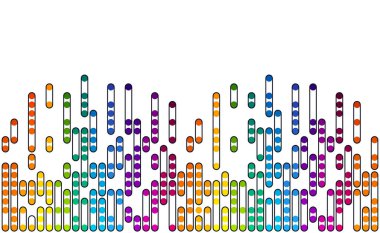 Renkli nokta piksel modern arkaplan