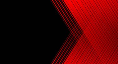 Çizgili soyut kırmızı vektör arka planı