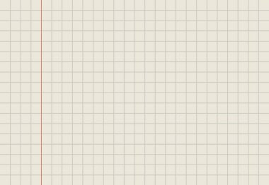 Matematik ödevi, defter kağıdı geçmişi. Kare ve çizgili kağıtlar