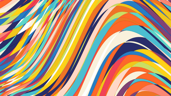 Абстрактный красочный геометрический фон. Шаблон для брошюр, листовок, журналов и т.д. 