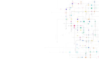 Dijital teknoloji geçmişi. Teknoloji hattı kavramı. Devre tahtası arka plan teknolojisi