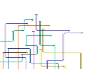 Soyut ok yönü. İş yatırımından başarıya. finansal veri grafiği stratejisi. Teknoloji geçmişi. Yüksek hız.