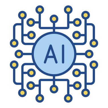 Yapay zeka. Yapay zeka işlemci yonga simgesi