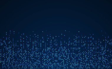 Dijital teknoloji geçmişi. Dijital veri noktaları bulanık desen piksel arkaplanı