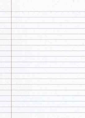 Not defteri arkaplanı. Çizgili defter kağıdı