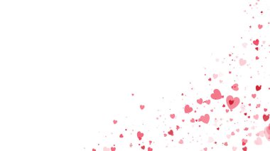 Kalp atışları. Sevgililer Günü tebrik kartları pankartı